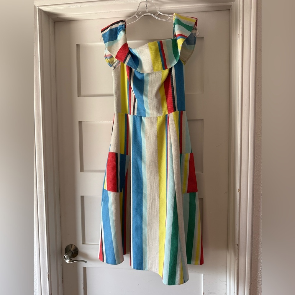 ASOS Multicolor Strapless Dress - Picture 4 of 8